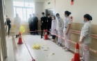 华西二院眉山妇女儿童医院开展医疗废物泄露应急演练